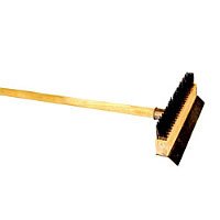 Thunder Group WDPB037 Pizza Oven Brush, with Scraper, 37