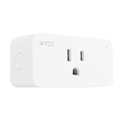 Wyze Plug, 2.4GHz WiFi Smart Plug, Works with Alexa, Google Assistant, IFTTT, No Hub Required, One-Pack, White – A Certified for Humans Device
