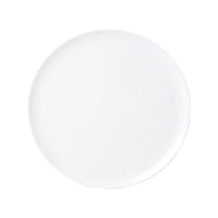 Western Pottery Open MK White 10.2 inches (26.3 cm) Pizza Plate [10.4 x 0.5 inches (26.3 x 1.2 cm)]