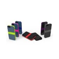 Tylt IP5DPBNDBK-T BAND Dual Protection Case with Soft TPE and Hard Plastic for iPhone 5 - Retail Packaging - Black