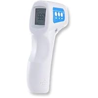 Health Smart Non-Contact Digital Forehead Thermometer with LCD for Fever Baby, Kids and Adults Medical Body Temperature Infrared Portable Measure Tool