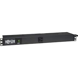 Tripp Lite Metered PDU, 15A, 13 Outlets (5-15R), 120V, 5-15P, 100-127V Input, 15 ft. Cord, 1U Rack-Mount Power, 2 Year Warranty (PDUMH15)