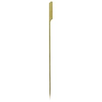 Restaurantware 10 Inch Paddle Bamboo Skewers 1000 Disposable Bamboo Food Picks - Sturdy Paddle Head Bamboo Decorative Picks Sustainable For Serving Appetizers And Cocktail Garnishes