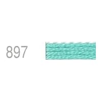Lecien Japan 2512-897 Cosmo Cotton Embroidery Floss, 8m, Skein Teal