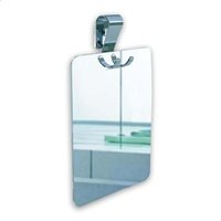 Better Living Products Griipa Suction Mount Fog-free Shower Mirror, Stainless Steel