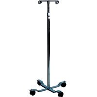 Grafco Select Care 2-Hook I.V. Stand - Medical Supplies And Equipment IV Stand, Pole Holder, GF7012-1