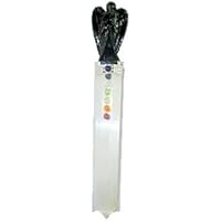 Jet Selenite Chakra Wand with Black Tourmaline Angel Stick Approx. 5-5.5 inch Energized Charged Cleansed Programmed Pure Genuine Stick Free Booklet Jet International Image is JUST A Reference