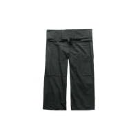 Thai Fisherman Wrap Pants Trousers Yoga Massage Pregnancy Pants Cotton Free Size (Black)