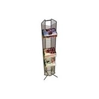 Atlantic Onyx Wire Cd-Tower - Holds 65 Cds In Matte Black Steel (UPDATED)