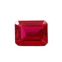 Natural Loose Burmese Ruby 9 mm Octogon Gemstone Cut Stone 5.04 ct. July Birthstone Loose Beads for Jewelry Making | Ring | Earring | Pendant