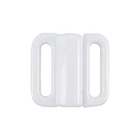 20set Craft Plastic White Rectangle Tape Closure Hook & Clasp Waist Extenders Sewing On Clothes Bra Clip Hooks K115