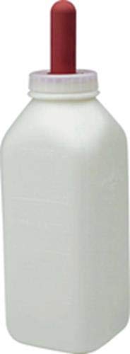 Miller 9312 Co Calf Bottle with Screw Nipple, 2 Quart