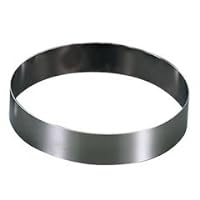 Endoshoji WPZ04010 Commercial Bread and Pizza Ring, For 10 Inches, 18-0 Stainless Steel, Made in Japan