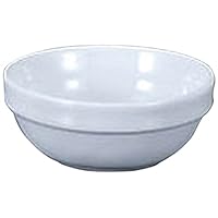 Set of 10, Western Pottery Single Item, White Layered Delicacy (Small) 2.4 x 1.0 inches (6 x 2.5 cm), Restaurant, Ryokan, Japanese Tableware, Restaurant, Commercial Use, Tableware