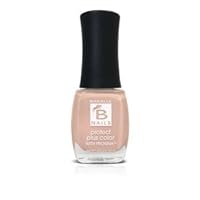 BARIELLE Protect Plus Color Nail Polish - ebbles In The Sand, An Opaque Beige Neutral Nail Color with Prosina .45 ounces