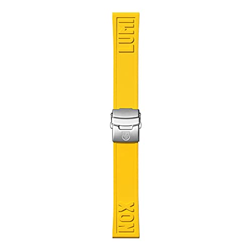 Luminox 24mm Yellow Rubber Cut-To-Fit Luminox Branded Watch Strap