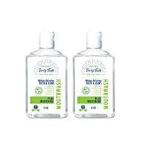 Lucky Teeth Organic Food Grade Peroxide MouthWash - Plus WHITENING - Whitens, Refreshes. Food Grade Peroxide + Essential Oils. 12 OZ (2)