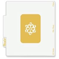Sizzix Simple Impressions Embossing Folder - Snowflake #3