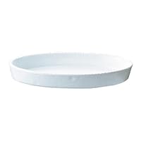 Royal Oval Gratin Plate, 17.3 inches (44 cm), White No. 200