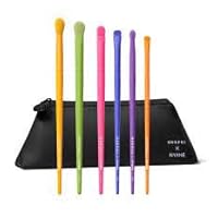 MORPHE MORPHExNYANE VIBRANT BLEND 6-PIECE BRUSH SET + BAG, 2.7 Ounce