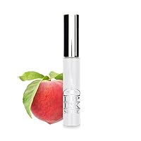 LIP INK Vegan Flavored Lip Shine Moisturizer - Peach | 100% Natural, Organic, Vegan, & Kosher Makeup for Women by Lip Ink International Handcrafted and Made in America