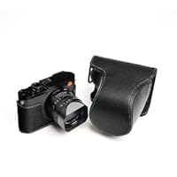 MegaGear MG1718 Ever Ready Genuine Leather Camera Half Case Compatible with Leica Q2 - Black
