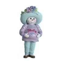 Pregnancy Expecting Christmas Ornament Gifts - Pregnant Lady Woman Couple (Pregnant Snowlady)