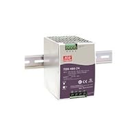 MEAN WELL TDR-480-48 Three Phase Industrial DIN Rail Power Supply, 48 Volt, 10 Amp, 480 Watt