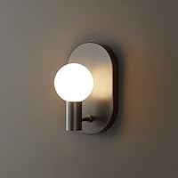 G9 Wall Sconce Lighting H65 Copper Wall Sconces Contemporary Oval Indoor Decor Bedside Lamps, Simple Stylish Fixture for Stairs Living Room Aisle Hallway