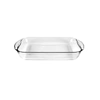9 x 13'' Clear Glass Baking Casserole Dishes, 3 Quarts
