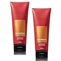 Bath and Body Works 2 Pack Men's Collection Ultra Shea Body Cream BOURBON. 8 Oz