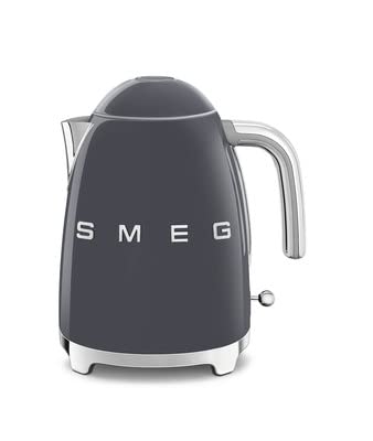 SMEG 50's Retro Style 7 Cup Electric Kettle, Slate Grey KLF03GRUS