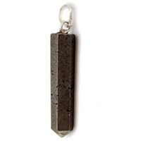 Raw Pyrite Crystal Pendant Necklace – for Action Vitality Willpower Confidence Persistence Creativity Protection