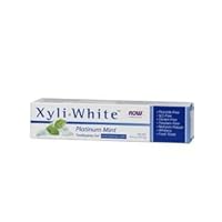 Now Foods XyliWhitePlatinum Mint Toothpaste Gel w/Baking Soda - 6.4 oz. 3 Pack