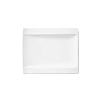 New Wave B&B Appetizer Plate, 7 x 6 in, White