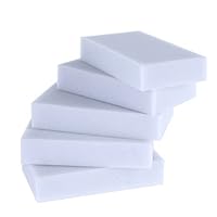 Magic Cleaning Sponge Pack of 100 Sponges Melamine Foam Cleaning Pad Eraser Sponge for All Surface Bathroom Kitchen Floor Baseboard Wall Cleaner Gray