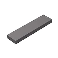 Classic Building Tiles, Dark Grey Tile 1x4, 100 Piece 1x4 Tiles, Compatible with Lego Parts and Pieces 2431(Color:Dark Grey)