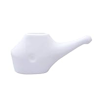 Ergonomically Designed Traveller's Plastic Neti Pot for Nasal Cleansing, Little teapots with Long spouts,Economy, Light-Weight Neti Pot | Handy, Compact & Travel Friendly (Pack of 2)