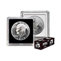 BCW 2x2 Coin Snap - Dollar - 10ct | Coin Holder Case for 38.5mm US 