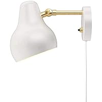 Modern Plug-in Wall Lamp - Antique Brass Light Fixture