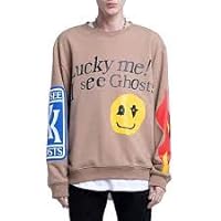 Lucky Me I See Ghosts Sweatshirt Oversized Men and Women Teen Girls Trendy Kanye Travis Adult Trendy Rapper
