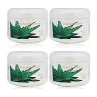 Hawaiian Moon Aloe Cream - 9 Oz Skin Care Jar - Pack of 4