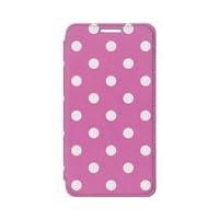 RW2358 Pink Polka Dots Flip Case Cover for Samsung Galaxy S6 Edge Plus