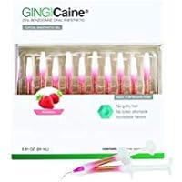 Oral Anesthetic Gel in Syringe by GINGICaine, 1.2ml Strawberry Flavored Oral Anesthetic Gel for Smooth Local Anesthetic Application