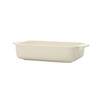 Clever Cooking Rectangular Baking Dish, 9.5 x 5.5 in, White