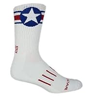 Red, White, and Blue American Crew Fitness Socks