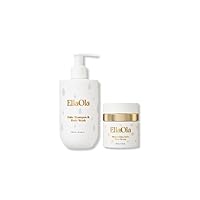 Wash and Face Duo - Nutrient-Rich Superfood Baby Shampoo & Body Wash, Plus Moisturizing Face Cream for Gentle, Hydrating Baby Care
