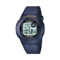 Casio #F200W-2A Men's Chronograph Alarm Illuminator Watch