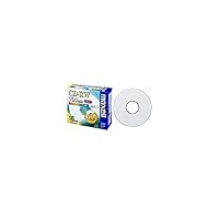 Maxell CD-RW MB 4 X Speed For Data Inkjet Printers, White, 10 Pieces 5 mm Case 3-Pack, cdrw80pw. s1p10s