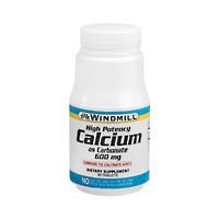 Windmill Calcium Carbonate 600MG - 60 Tablets